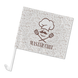 Master Chef Car Flag - Large (Personalized)