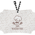 Master Chef Rear View Mirror Ornament w/ Name or Text