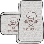 Master Chef Car Floor Mats Set - 2 Front & 2 Back w/ Name or Text