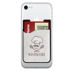 Master Chef 2-in-1 Cell Phone Credit Card Holder & Screen Cleaner w/ Name or Text