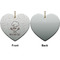 Master Chef Ceramic Flat Ornament - Heart Front & Back (APPROVAL)