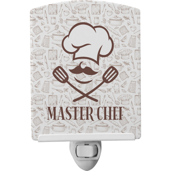 Custom Master Chef Ceramic Night Light w/ Name or Text