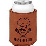 Master Chef Leatherette Can Sleeve - Double Sided (Personalized)