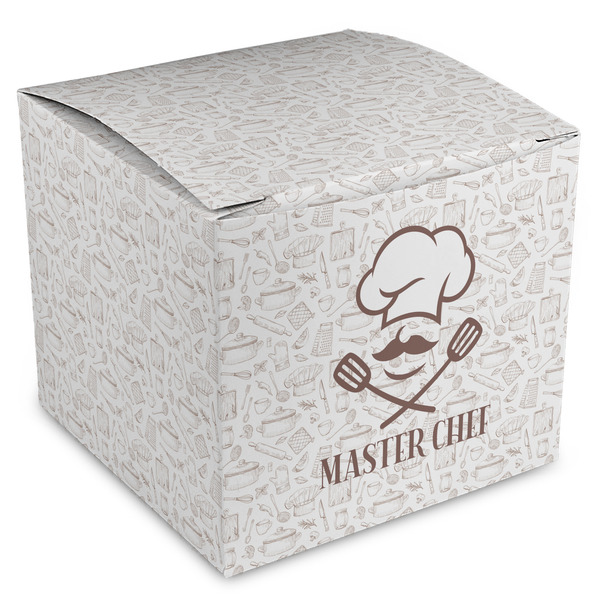 Custom Master Chef Cube Favor Gift Boxes (Personalized)