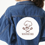 Master Chef Twill Iron On Patch - Custom Shape - 3XL - Set of 4 (Personalized)