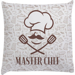 Master Chef Decorative Pillow Case w/ Name or Text