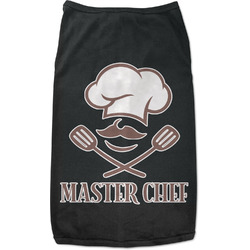 Master Chef Black Pet Shirt - 2XL (Personalized)