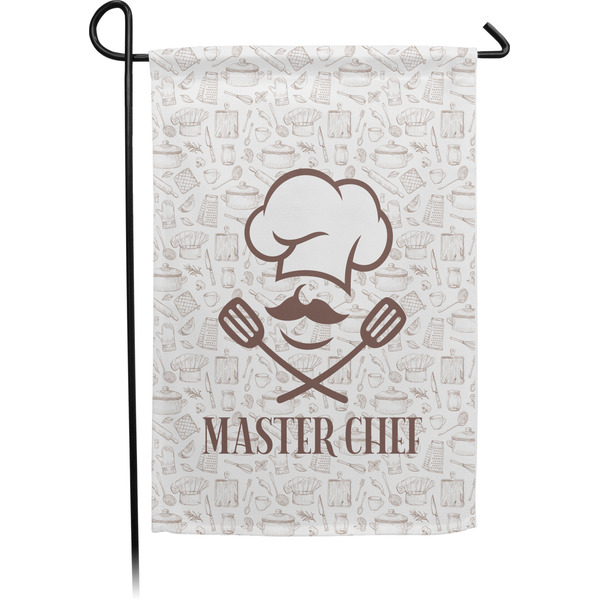 Custom Master Chef Small Garden Flag - Single Sided w/ Name or Text