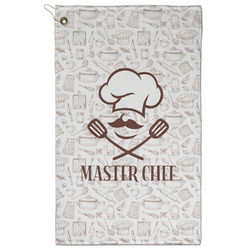 Master Chef Golf Towel - Poly-Cotton Blend - Large w/ Name or Text