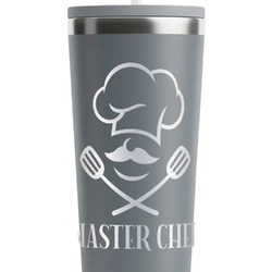 Master Chef RTIC Everyday Tumbler with Straw - 28oz - Grey - Double-Sided (Personalized)