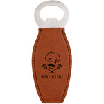 Master Chef Leatherette Bottle Opener (Personalized)