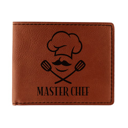 Master Chef Leatherette Bifold Wallet (Personalized)