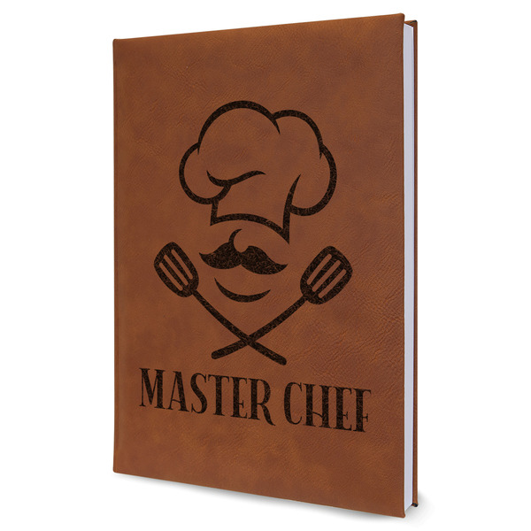 Custom Master Chef Leather Sketchbook - Large - Double Sided (Personalized)