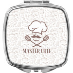 Master Chef Compact Makeup Mirror w/ Name or Text