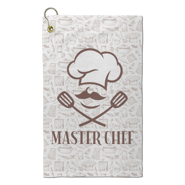 Custom Master Chef Microfiber Golf Towel - Small (Personalized)