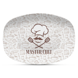 Master Chef Plastic Platter - Microwave & Oven Safe Composite Polymer (Personalized)