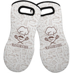 Master Chef Neoprene Oven Mitts - Set of 2 w/ Name or Text