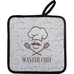 Master Chef Pot Holder - Single w/ Name or Text