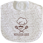 Master Chef Velour Baby Bib w/ Name or Text