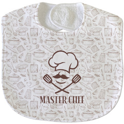 Master Chef Velour Baby Bib w/ Name or Text