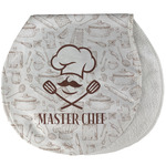 Master Chef Burp Pad - Velour w/ Name or Text