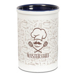 Master Chef Ceramic Pencil Holders - Blue