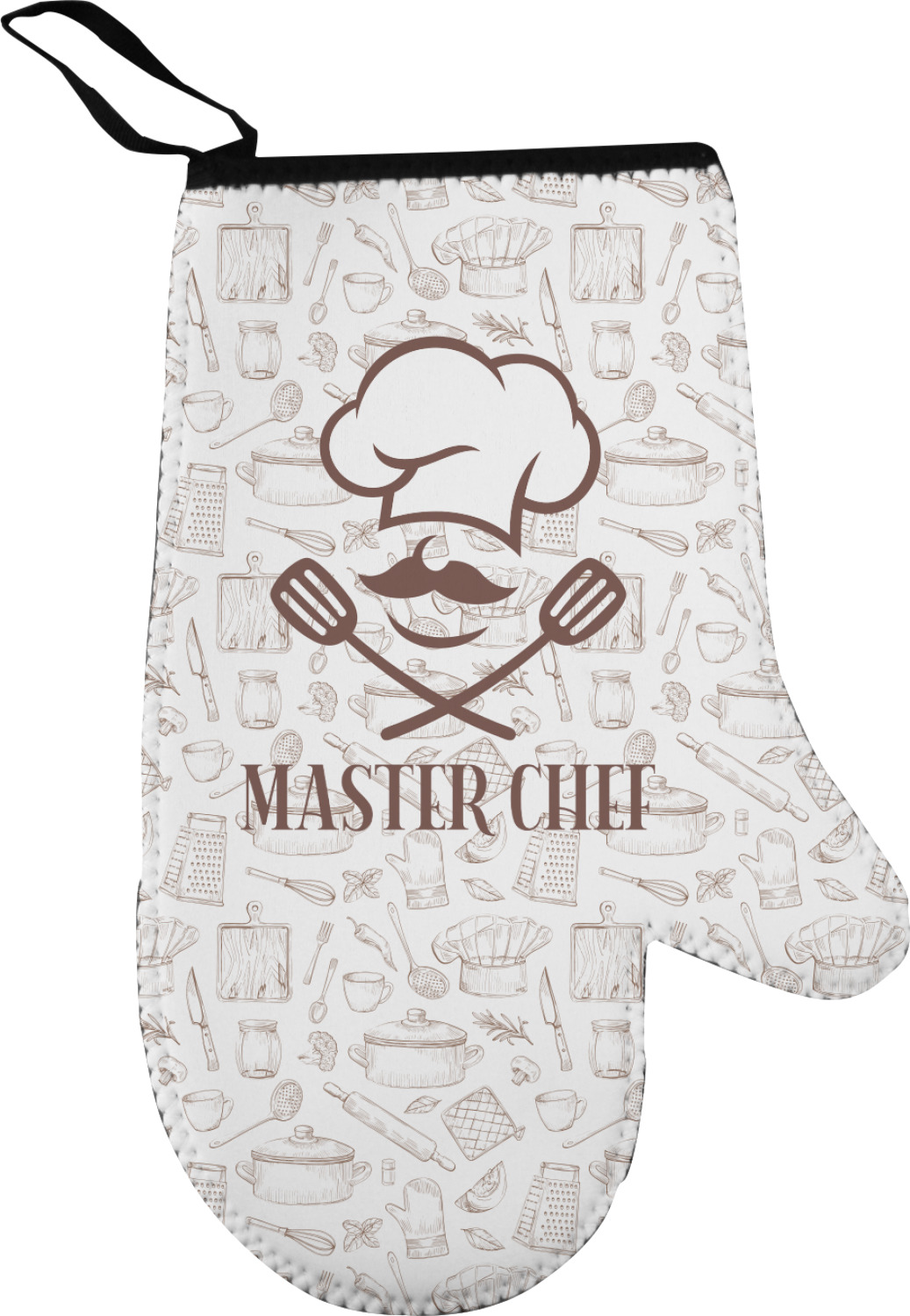 Master Chef Oven Mitts Ver.2, Personalized Oven Mitt, Custom Photo