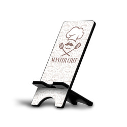 Master Chef Cell Phone Stand (Large) w/ Name or Text