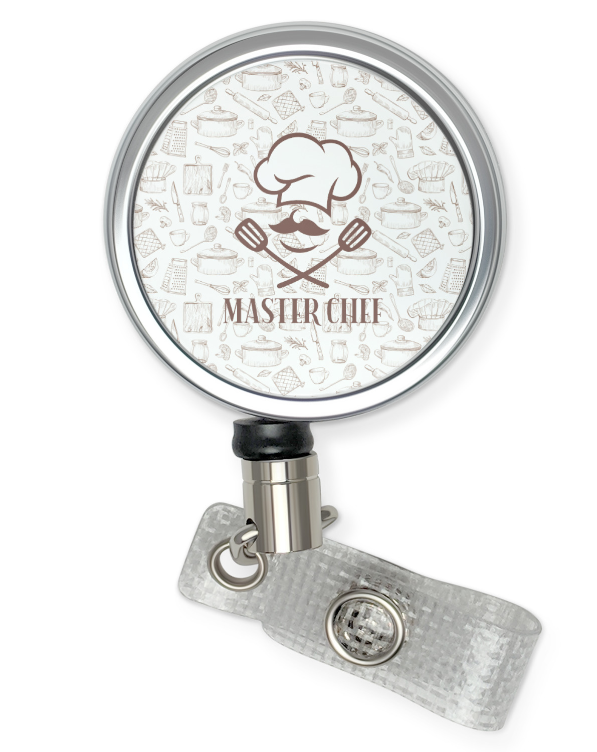 Custom Master Chef Retractable Badge Reel (Personalized