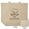 Master Chef Reusable Cotton Grocery Bag - Front & Back View