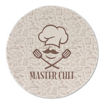 Master Chef Round Linen Placemat - Single Sided (Personalized)