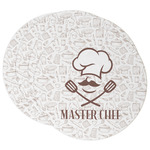 Master Chef Round Paper Coasters w/ Name or Text