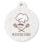 Master Chef Round Pet ID Tag - Large (Personalized)