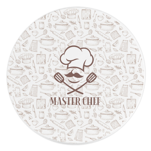 Custom Master Chef Round Stone Trivet (Personalized)