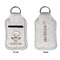 Master Chef Sanitizer Holder Keychain - Small APPROVAL (Flat)