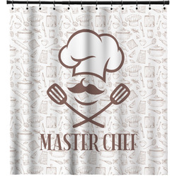 Master Chef Shower Curtain - 71" x 74" (Personalized)