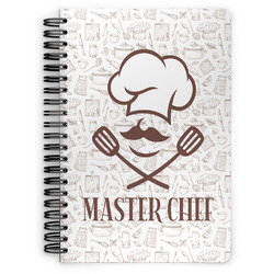 Master Chef Spiral Notebook - 7x10 w/ Name or Text