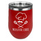 Master Chef Stainless Wine Tumblers - Red - Double Sided - Front