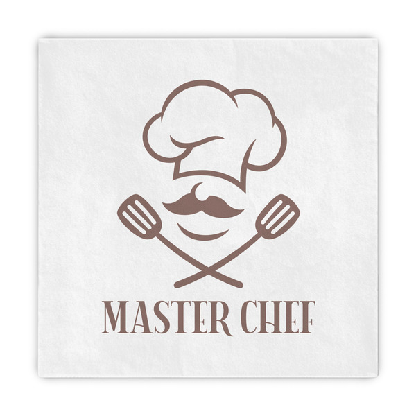 Custom Master Chef Decorative Paper Napkins (Personalized)