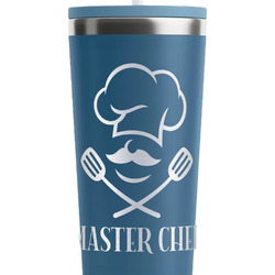 Master Chef RTIC Everyday Tumbler with Straw - 28oz - Steel Blue - Double-Sided (Personalized)