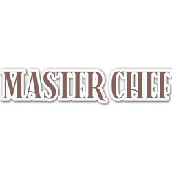 Master Chef Name/Text Decal - Large (Personalized)