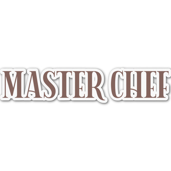 Custom Master Chef Name/Text Decal - Medium (Personalized)