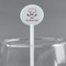 Master Chef White Plastic 5.5" Stir Stick - Round - Main