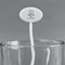 Master Chef White Plastic 7" Stir Stick - Oval - Main