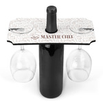 Master Chef Wine Bottle & Glass Holder (Personalized)