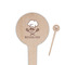 Master Chef Wooden 4" Food Pick - Round - Closeup