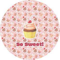 Sweet Cupcakes Multipurpose Round Labels - 1"