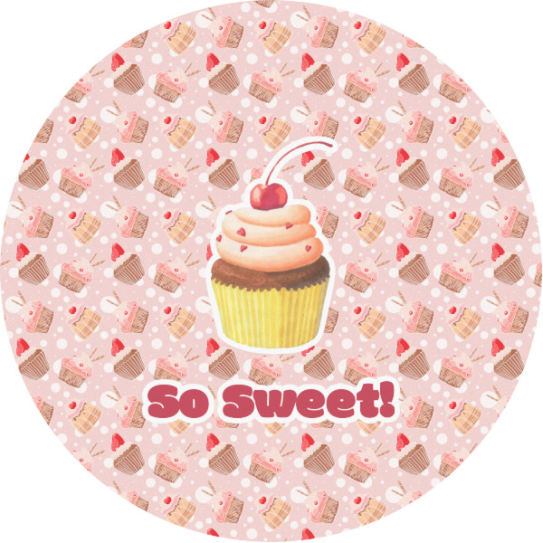 Custom Sweet Cupcakes Multipurpose Round Labels - 1"