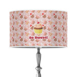 Sweet Cupcakes 12" Drum Lamp Shade - Poly-film (Personalized)