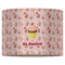 Sweet Cupcakes 16" Drum Lampshade - FRONT (Fabric)